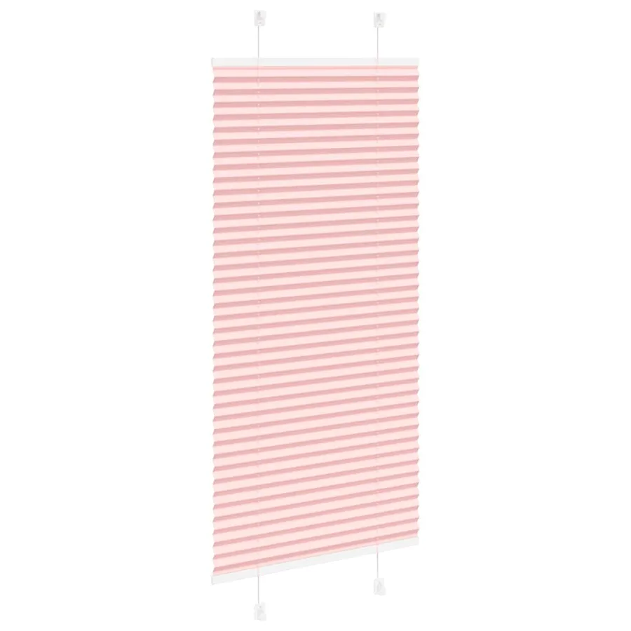 Store plissé rose 55x100 cm largeur du tissu 54,4 cm polyester - 4
