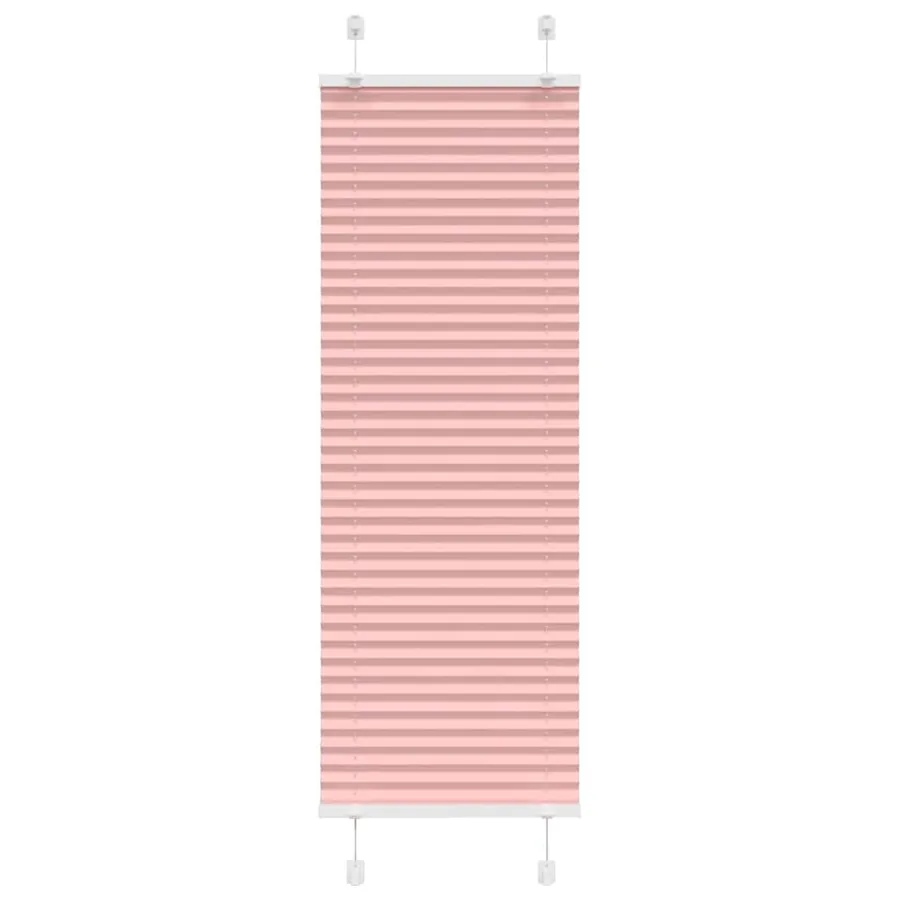 Store plissé rose 40x150 cm largeur du tissu 39,4 cm polyester