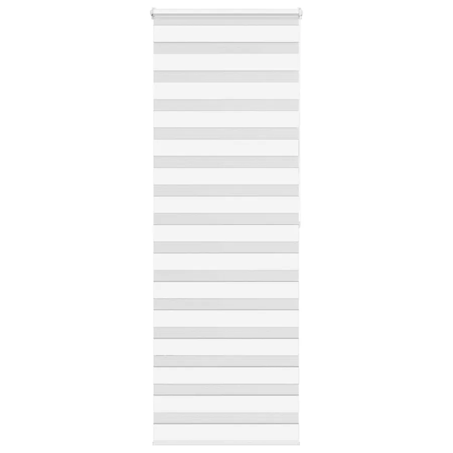 Store zèbre blanc 70x200 cm largeur du tissu 65,9 cm polyester
