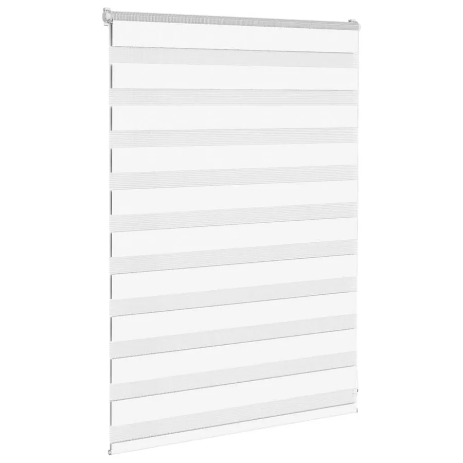Store zèbre blanc 95x100 cm largeur du tissu 90,9 cm polyester - 3
