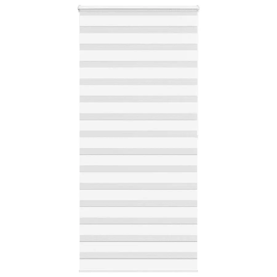 Store zèbre blanc 105x200 cm largeur du tissu 100,9cm polyester