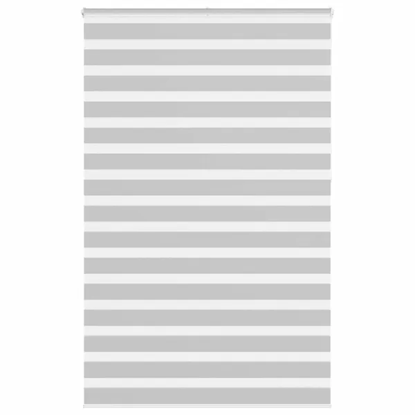 Store zèbre gris clair largeur du tissu 135,9 cm polyester