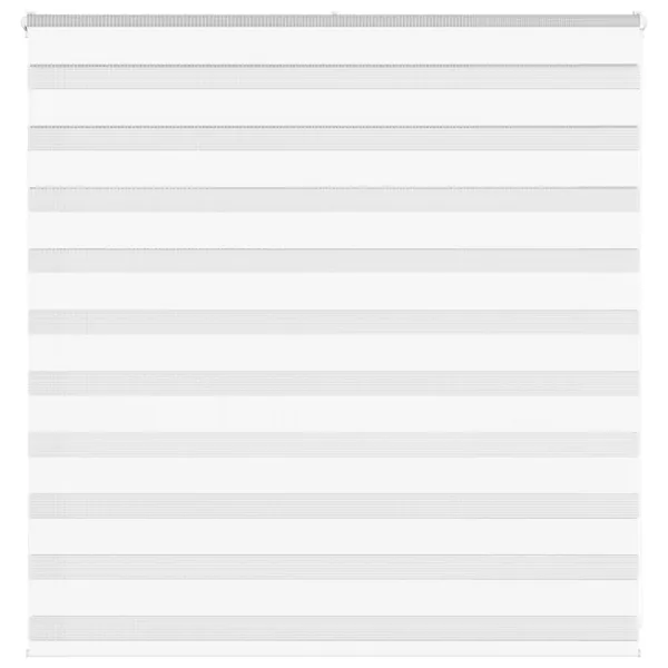 Store zèbre blanc 140x100 cm largeur du tissu 135,9cm polyester