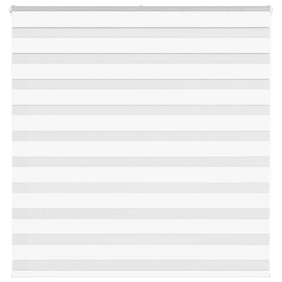 Store zèbre blanc 140x150 cm largeur du tissu 135,9cm polyester