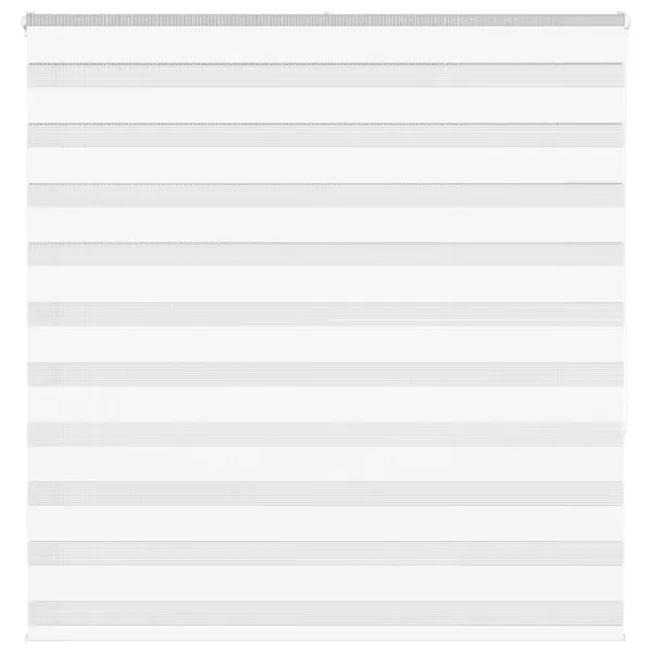 Store zèbre blanc 140x150 cm largeur du tissu 135,9cm polyester