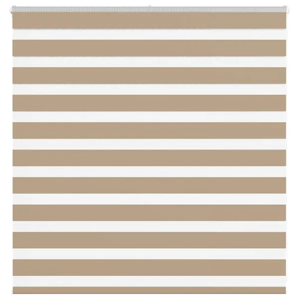 Store zèbre marron sable largeur du tissu 135,9 cm polyester