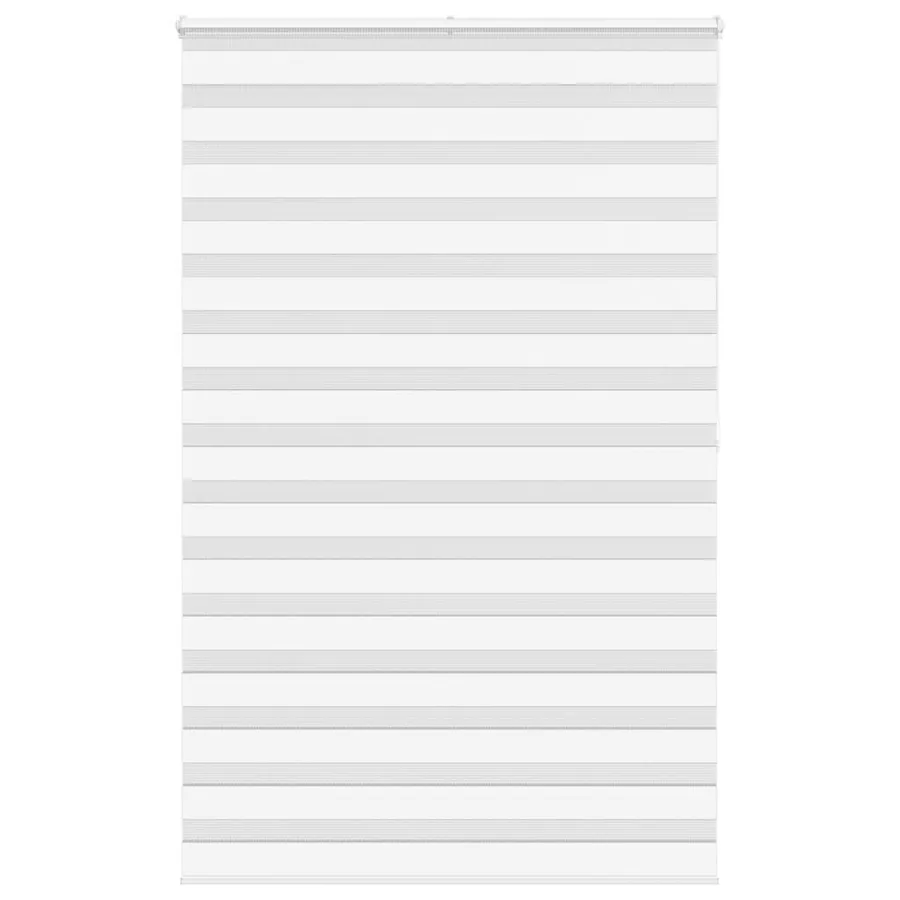 Store zèbre blanc 140x200 cm largeur du tissu 135,9cm polyester