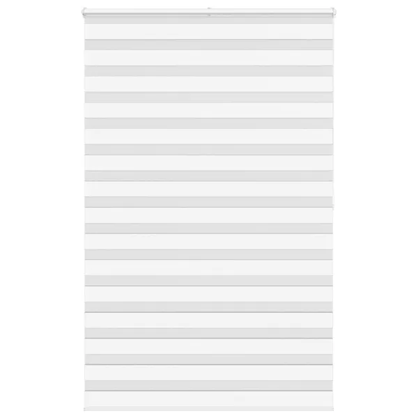 Store zèbre blanc 140x200 cm largeur du tissu 135,9cm polyester