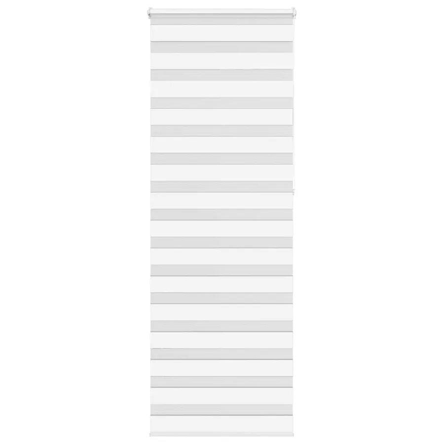 Store zèbre blanc 85x230 cm largeur du tissu 80,9 cm polyester