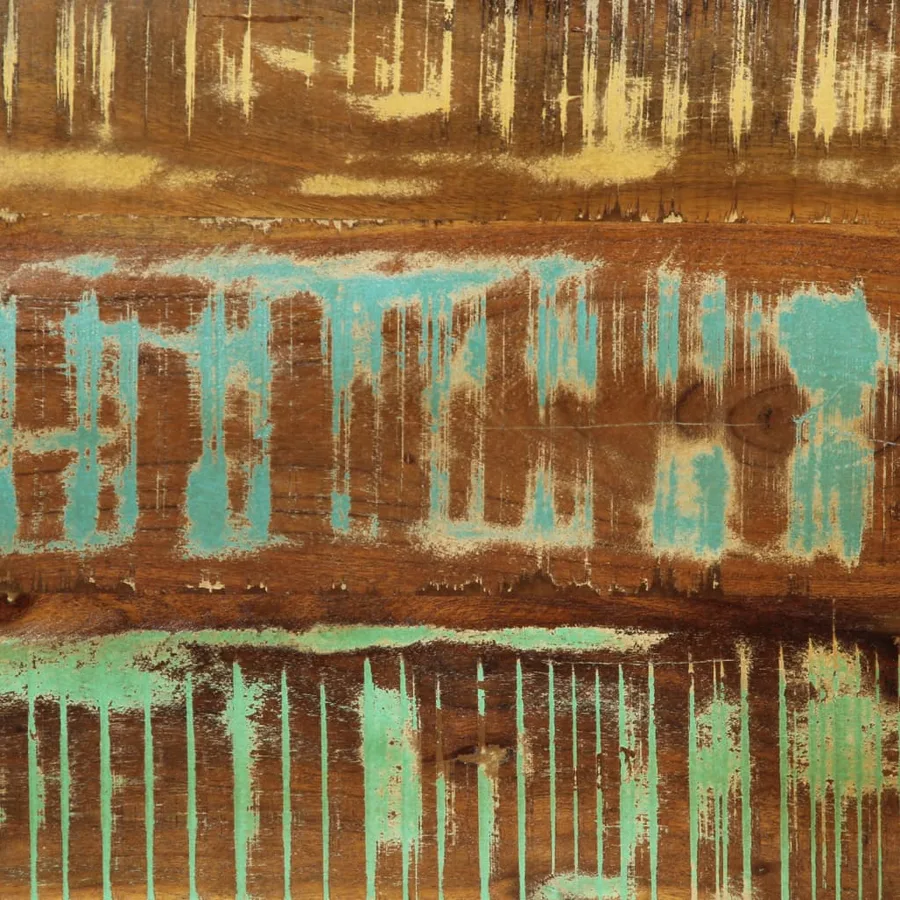 Meuble TV 200x42x40 cm Bois massif de récupération - 10