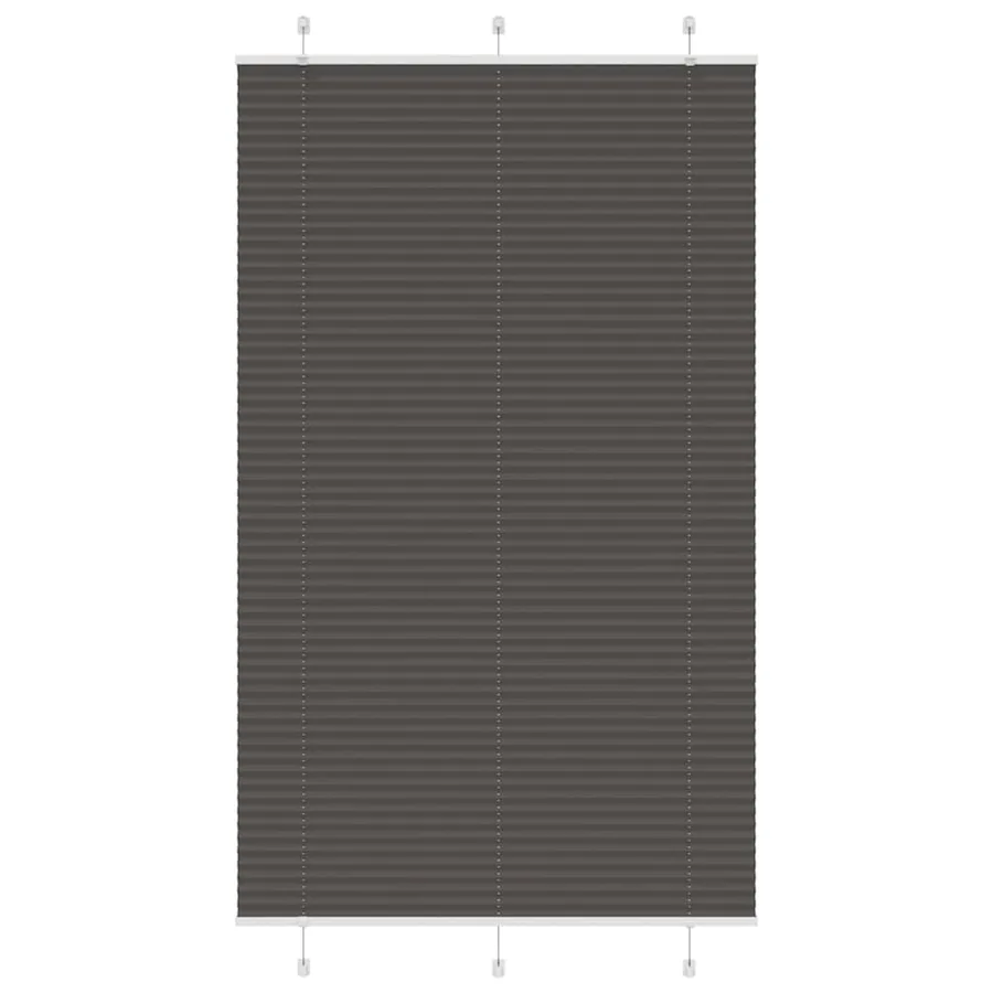 Store plissé noir 120x200 cm largeur du tissu 119,4cm polyester