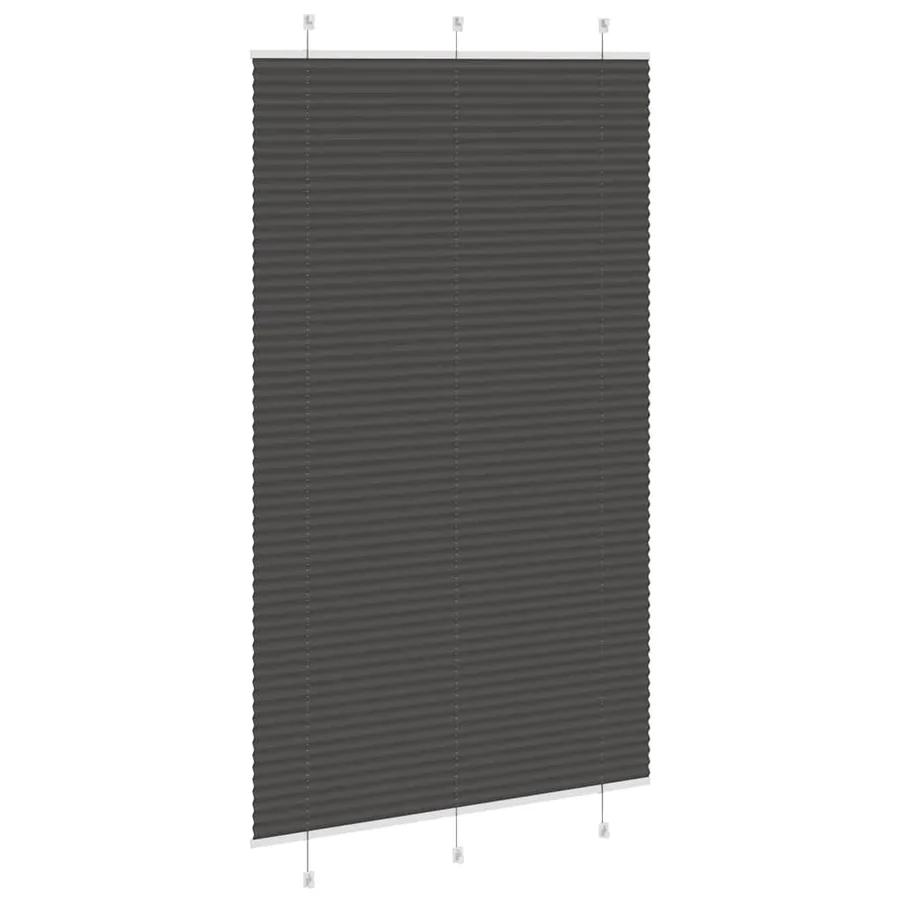 Store plissé noir 120x200 cm largeur du tissu 119,4cm polyester - 4