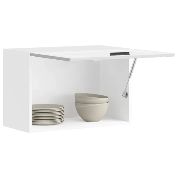 Armoire murale de cuisine Porto blanc bois d'ingénierie