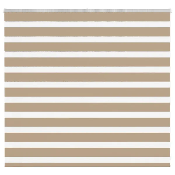 Store zèbre marron sable largeur du tissu 160,9 cm polyester