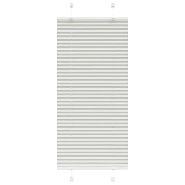 Store plissé gris clair 55x150 cm largeur du tissu 54,4 cm