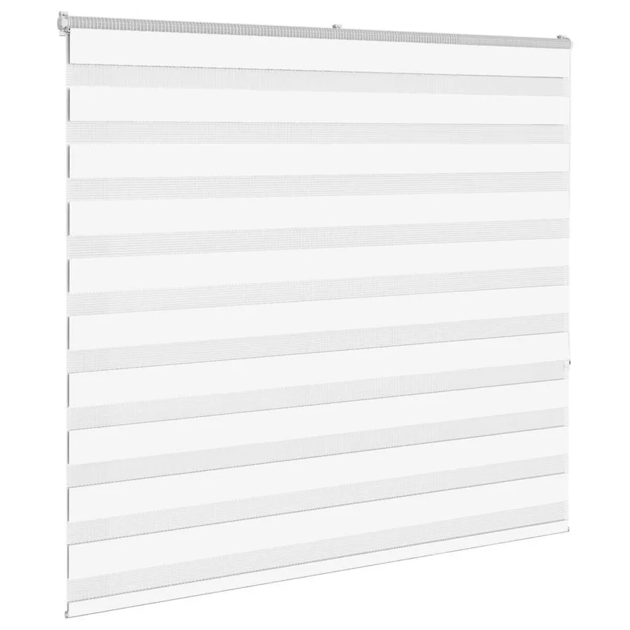 Store zèbre blanc 165x150 cm largeur du tissu 160,9cm polyester - 3