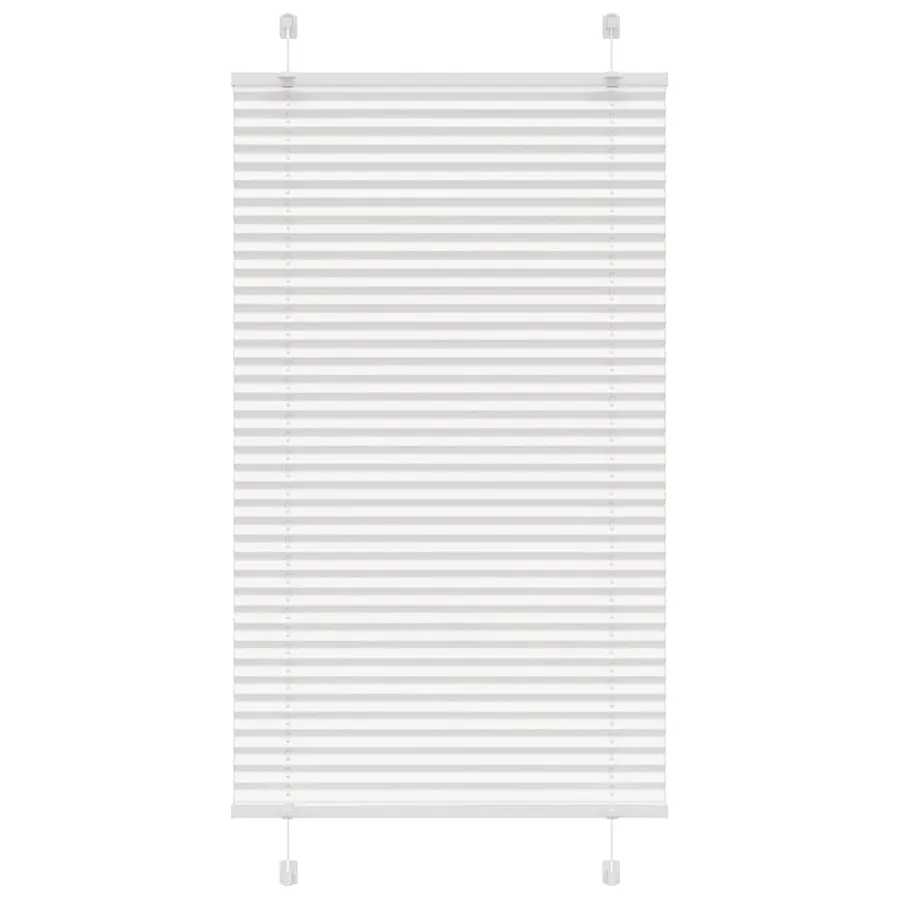 Store plissé blanc 80x150 cm largeur du tissu 79,4 cm polyester