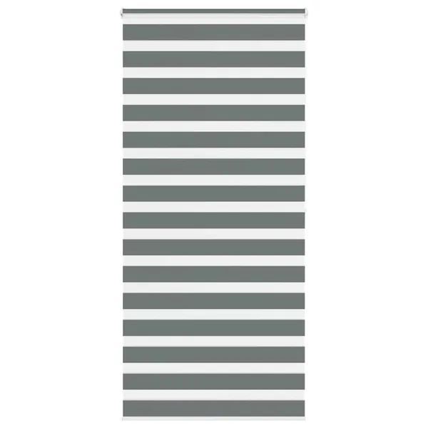 Store zèbre gris foncé largeur du tissu 110,9 cm polyester