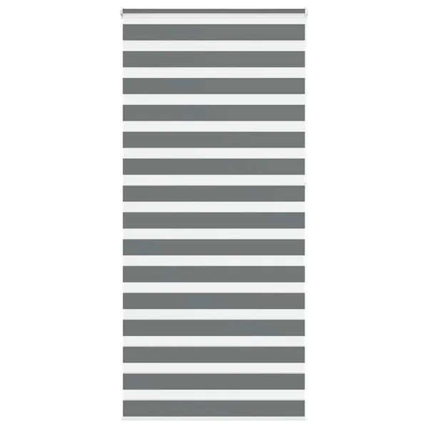 Store zèbre gris foncé largeur du tissu 95,9 cm polyester