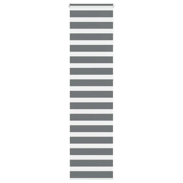 Store zèbre gris foncé largeur du tissu 60,9 cm polyester