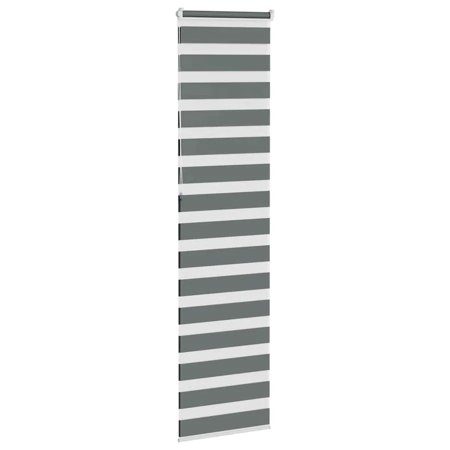 Store zèbre gris foncé largeur du tissu 60,9 cm polyester - 4