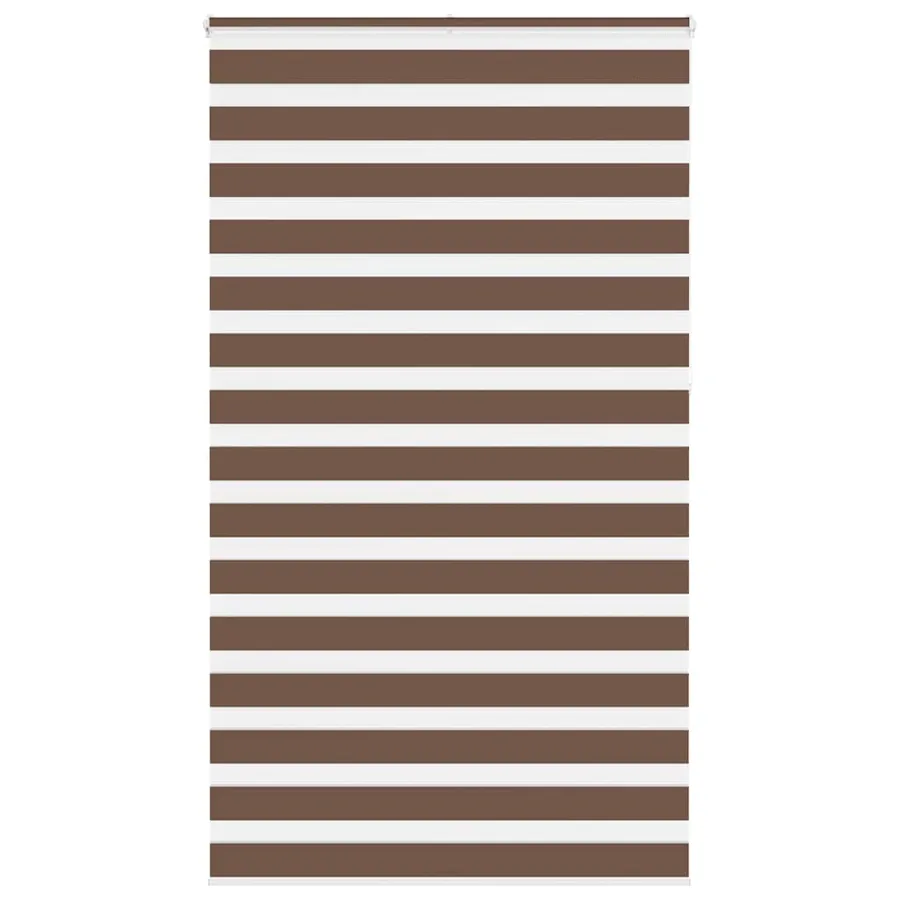 Store zèbre marron 125x230cm largeur du tissu 120,9cm polyester