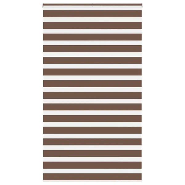 Store zèbre marron 125x230cm largeur du tissu 120,9cm polyester
