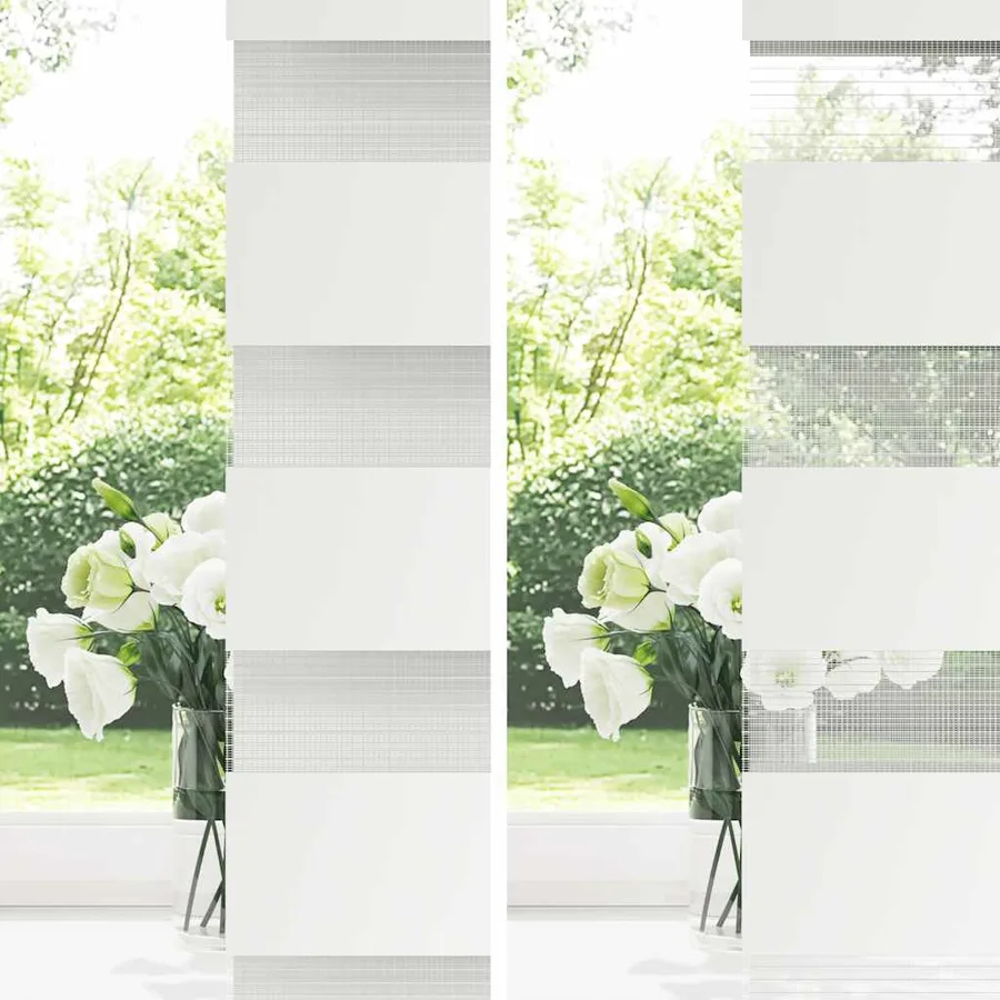 Store zèbre marron 125x230cm largeur du tissu 120,9cm polyester - 8