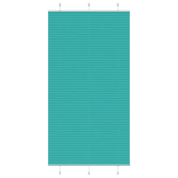 Store plissé vert pétrole 105x200cm largeur du tissu 104,4cm