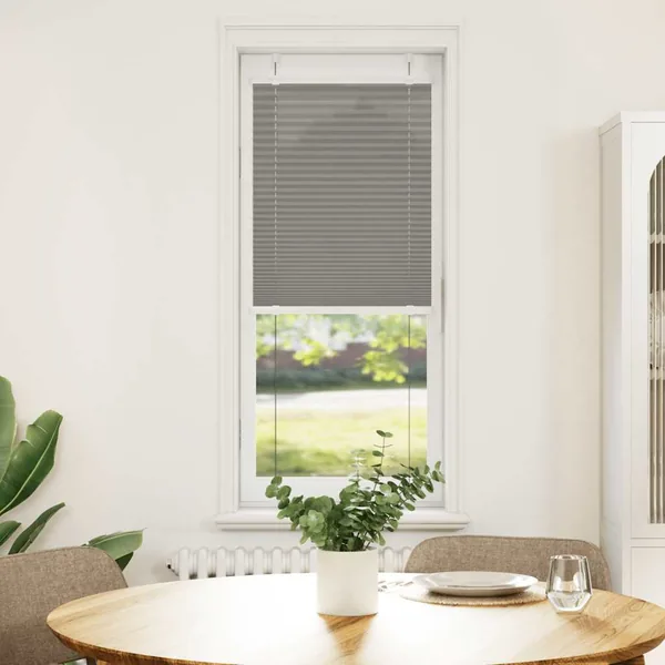 Store plissé anthracite 40x100 cm largeur du tissu 39,4 cm