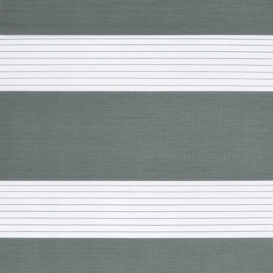 Store zèbre gris foncé largeur du tissu 145,9 cm polyester - 15