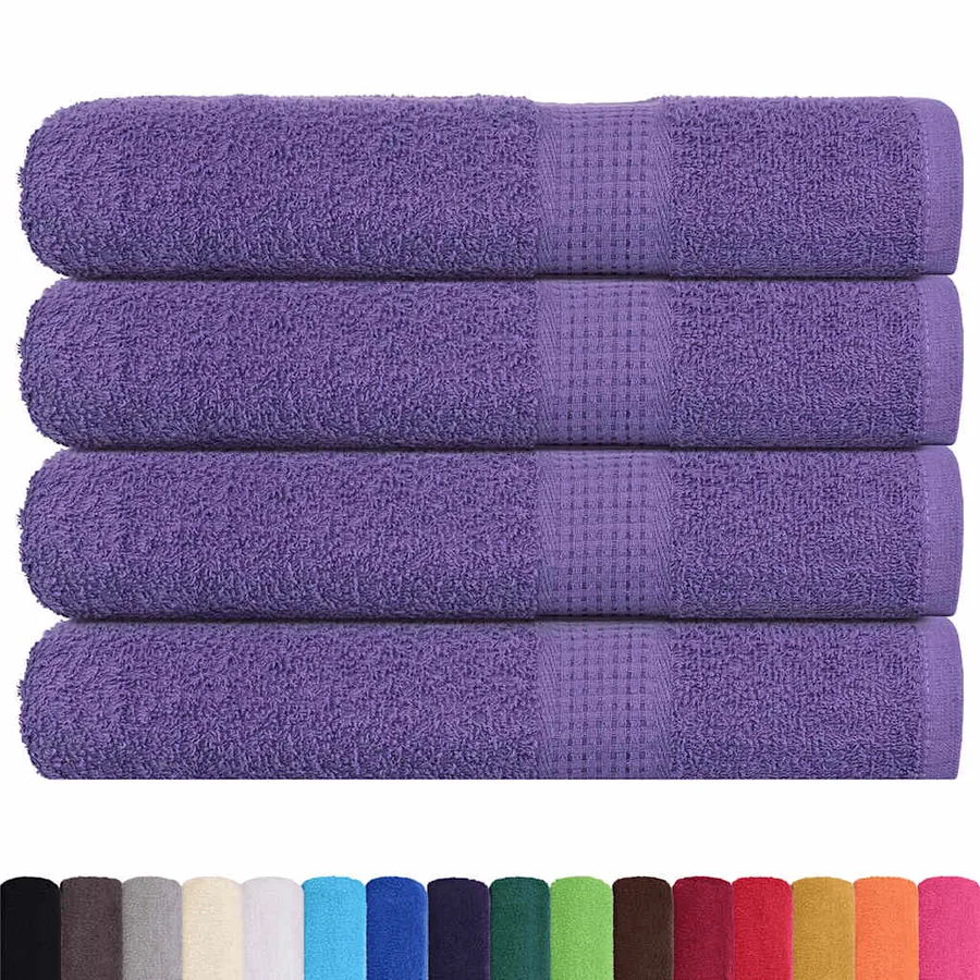 Serviettes FROGN 4 pcs violet 100x200 cm 360 g/m² - 2