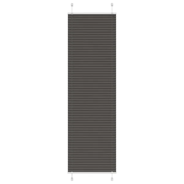 Store plissé noir 65x200 cm largeur du tissu 64,4 cm polyester