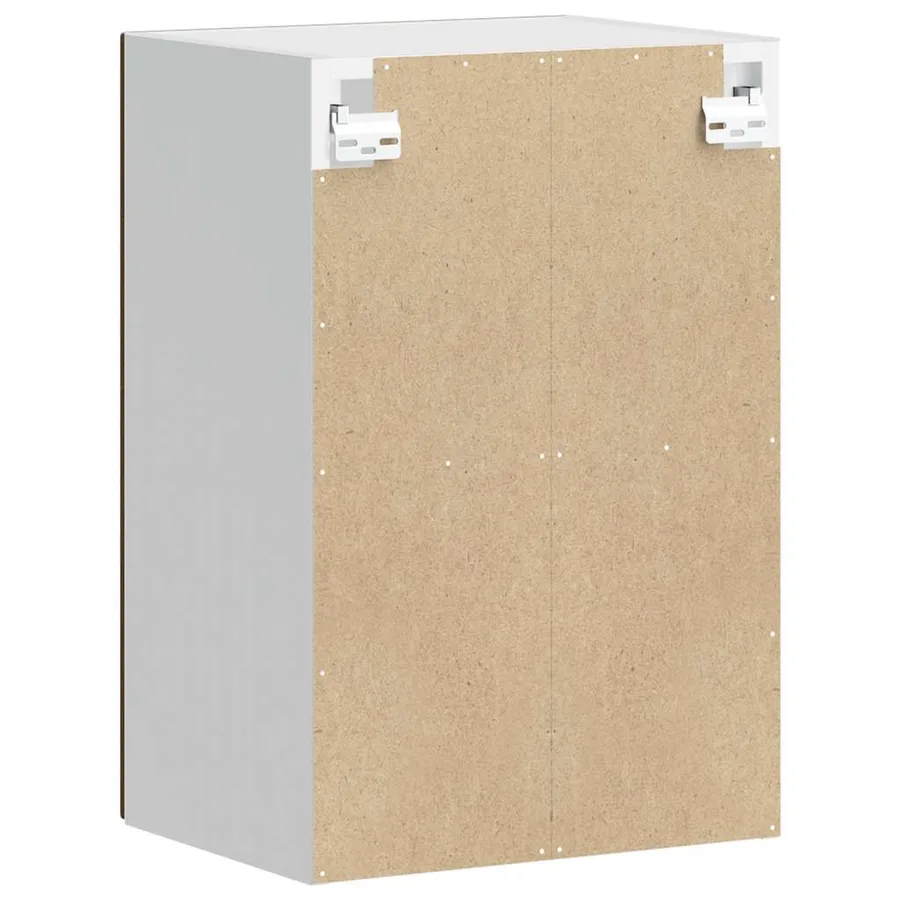 Armoire murale de cuisine et porte en verre Porto chêne marron - 9