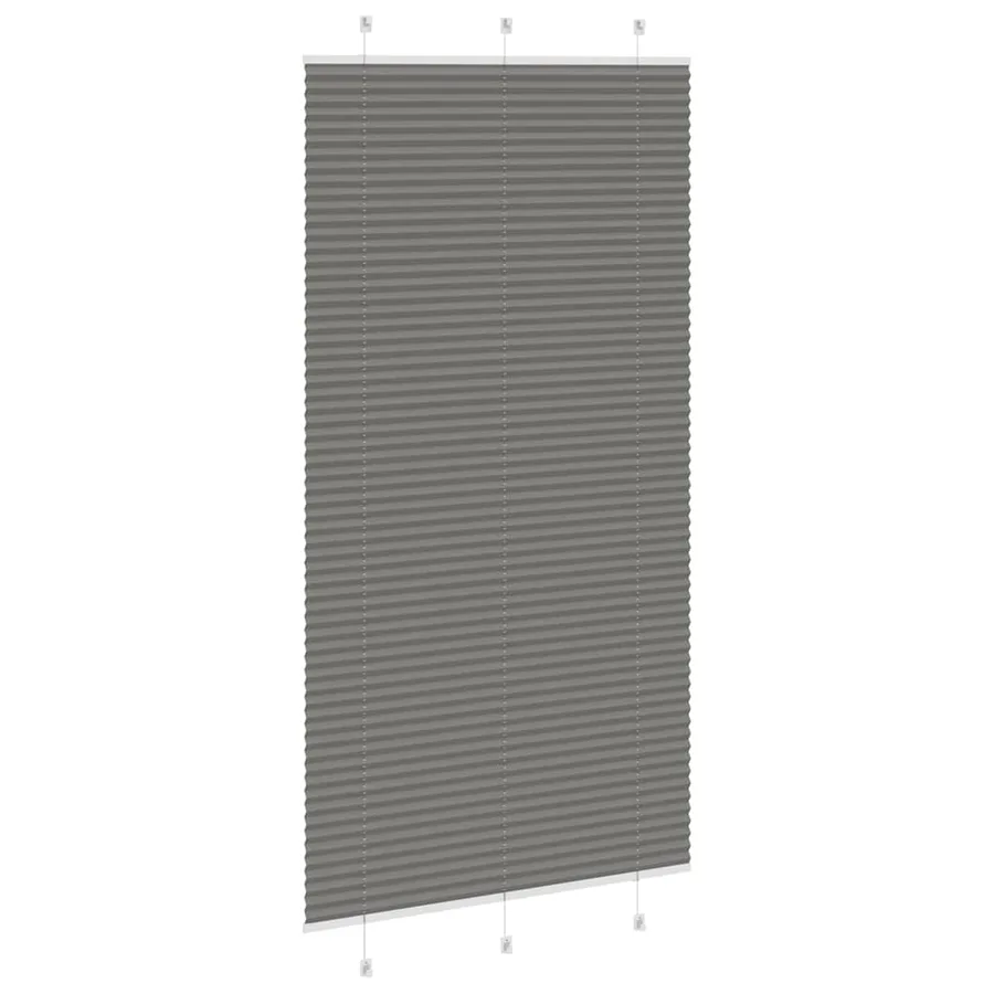 Store plissé anthracite 110x200 cm largeur du tissu 109,4 cm - 4