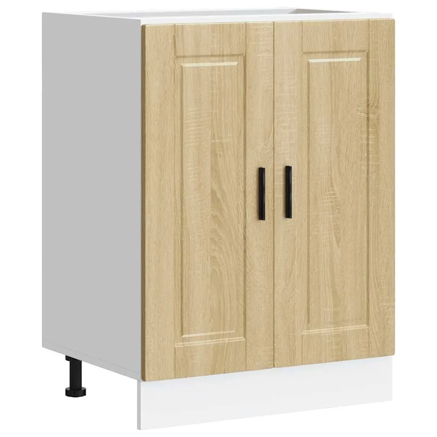 Armoire de cuisine Porto chêne sonoma bois d'ingénierie - 2