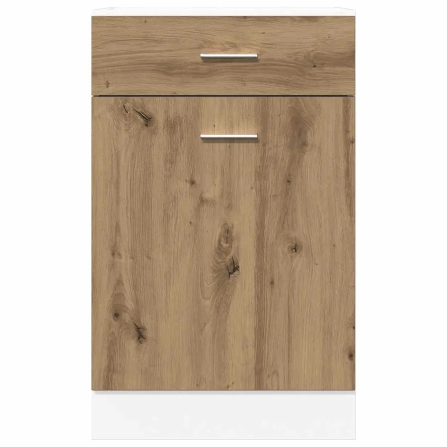 Armoire à tiroirs "Lyon" Chêne artisanal 50 x 46 x 81,5 cm Bois d'ingénierie - 4