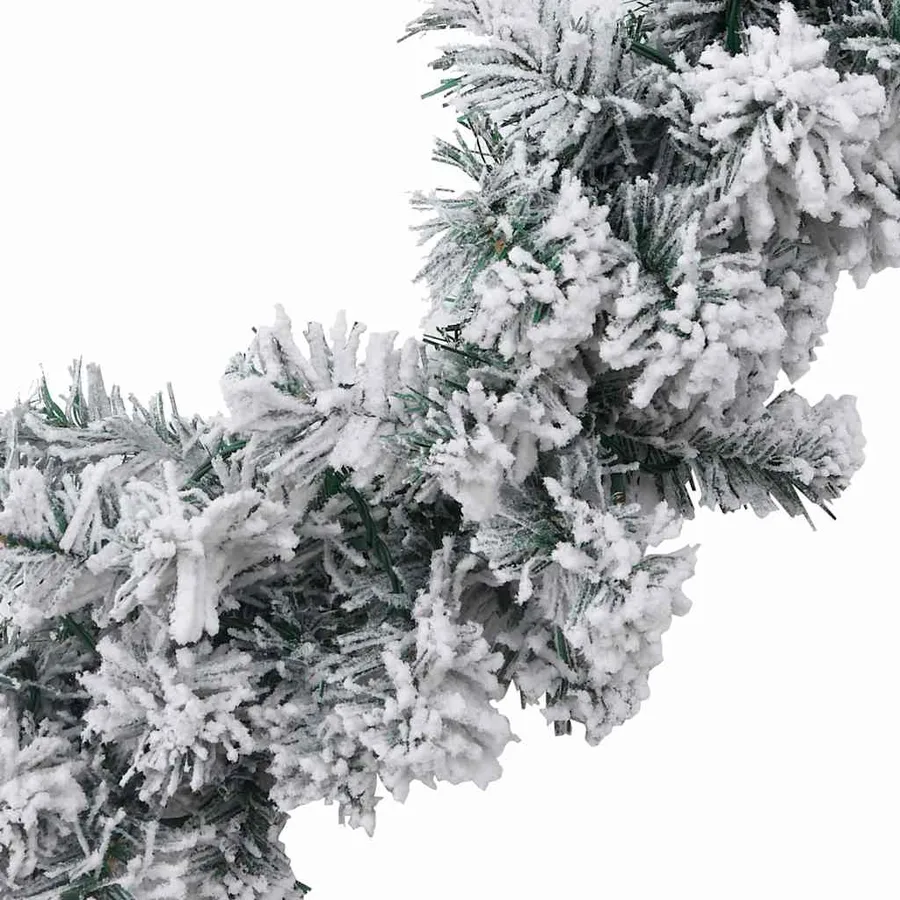 Guirlande de Noël avec lumières LED Vert 5 m PVC - 5