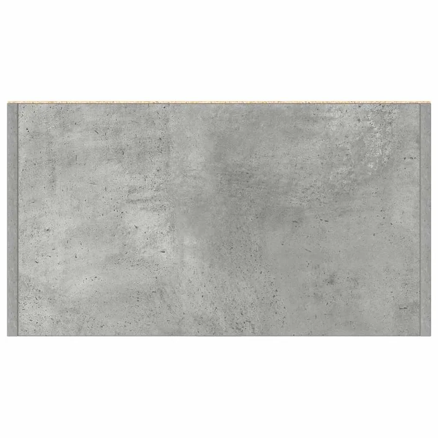 Armoire de salle de bain Gris béton 60x33x80 cm Aggloméré - 7