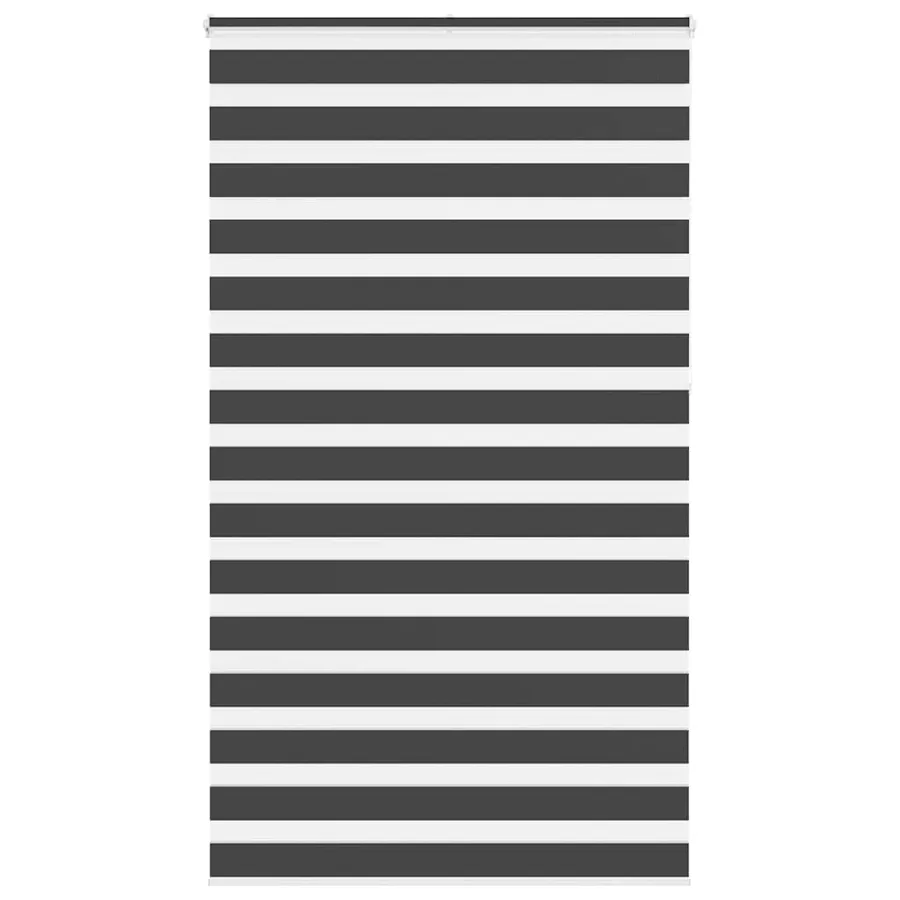 Store zèbre noir 120x230 cm largeur du tissu 115,9 cm polyester