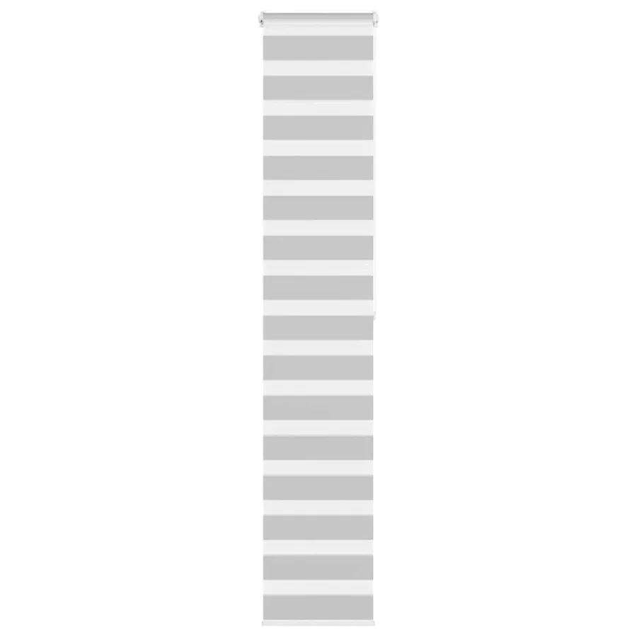 Store zèbre gris clair largeur du tissu 45,9 cm polyester