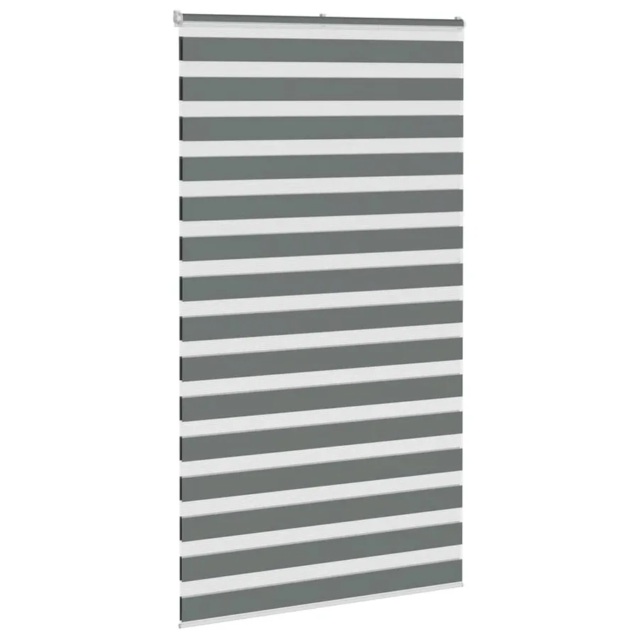 Store zèbre gris foncé largeur du tissu 120,9 cm polyester - 3