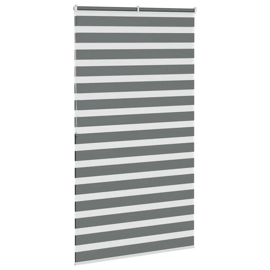 Store zèbre gris foncé largeur du tissu 120,9 cm polyester - 4