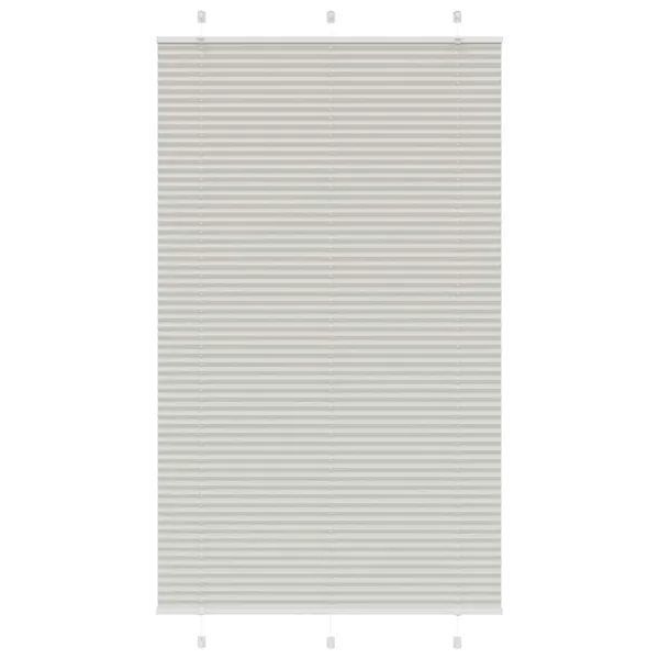 Store plissé gris clair 115x200cm largeur du tissu 114,4cm