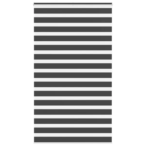 Store zèbre noir 125x200 cm largeur du tissu 120,9 cm polyester
