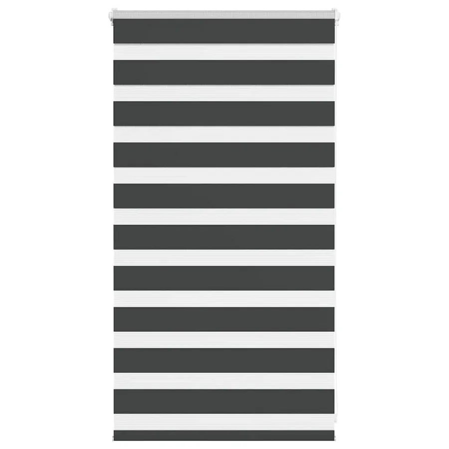 Store zèbre noir 90x100 cm largeur du tissu 85,9 cm polyester