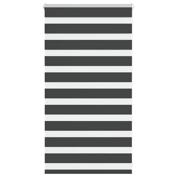 Store zèbre noir 90x100 cm largeur du tissu 85,9 cm polyester