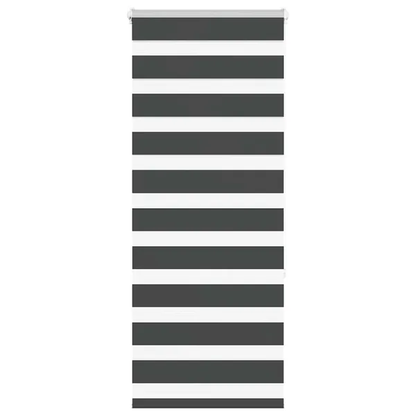 Store zèbre noir 55x150 cm largeur du tissu 50,9 cm polyester