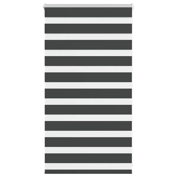 Store zèbre noir 80x100 cm largeur du tissu 75,9 cm polyester