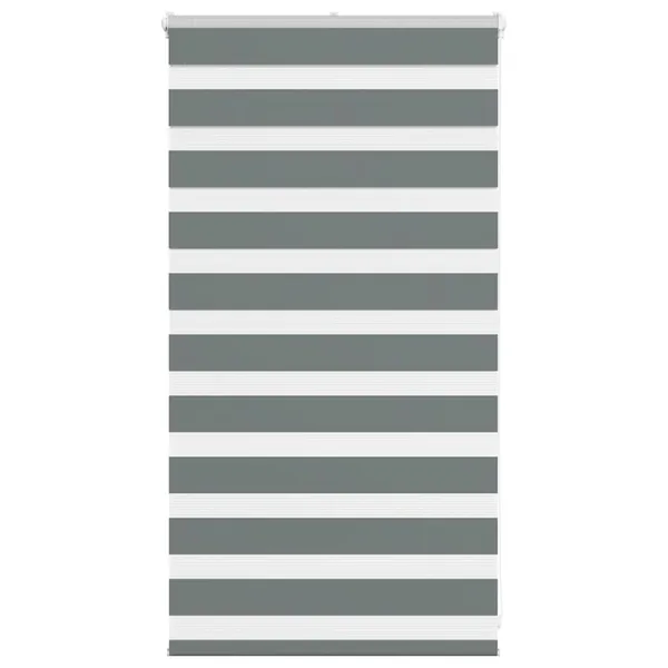 Store zèbre gris foncé largeur du tissu 75,9 cm polyester